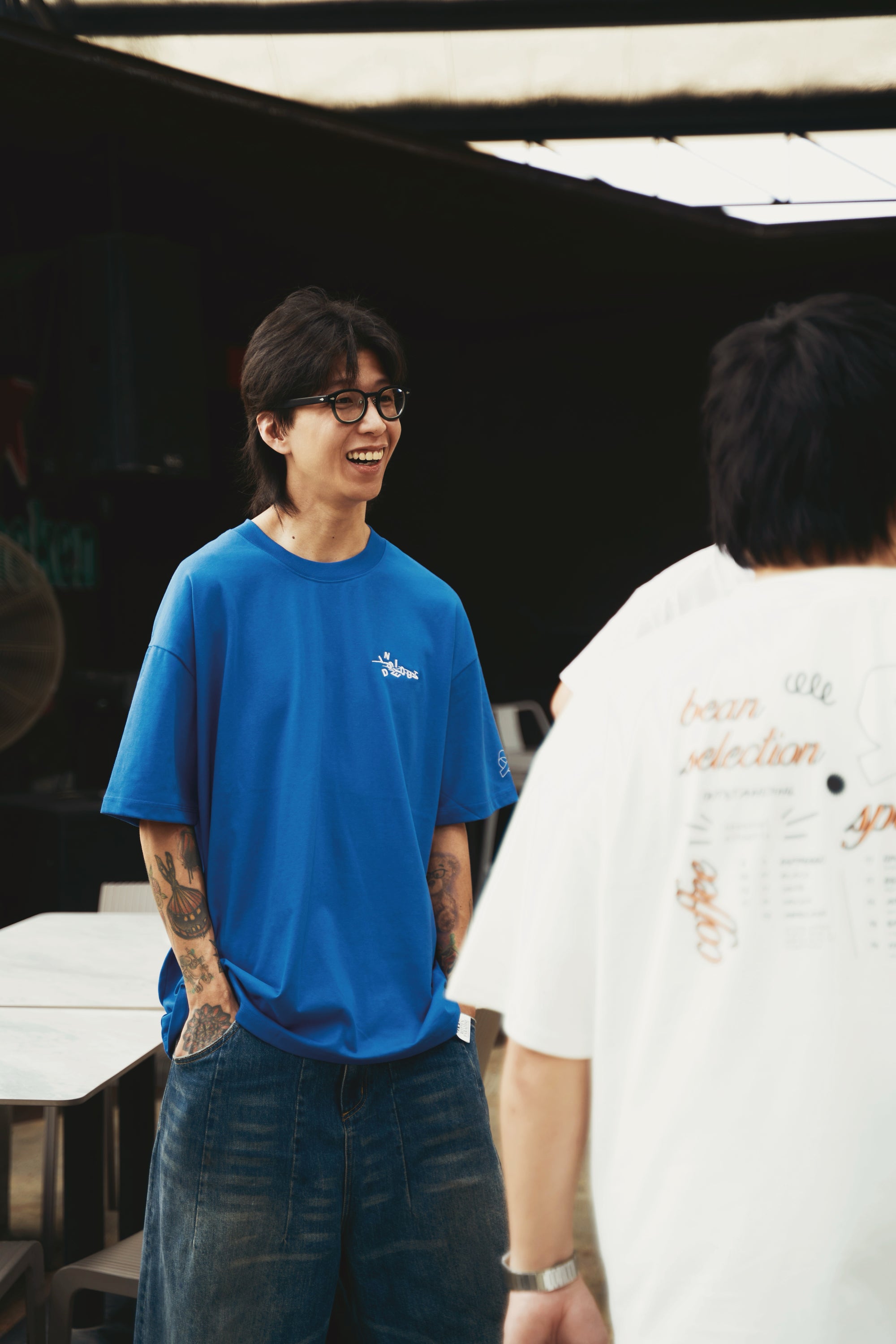 (Rotten Paradise x Inside Out) Staff Tee Blue